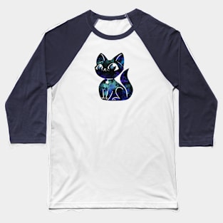 Space Cat Baseball T-Shirt